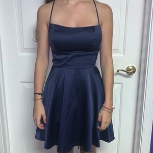 Navy blue B Darlin dress